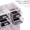 Sorbus Medium Makeup Organizer Set - (3 Large / 4 Small Drawers/Top Tray)